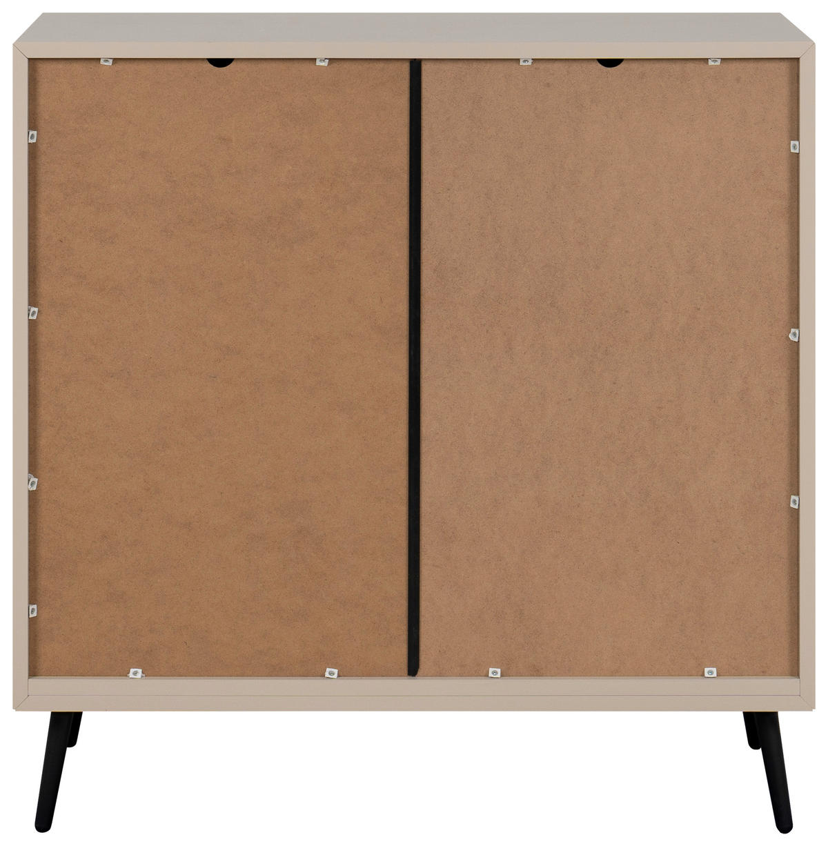 Kommode Arona sand schwarz B/H/T: ca. 90x90x38 cm Arona - sand/schwarz (90,00/90,00/38,00cm)