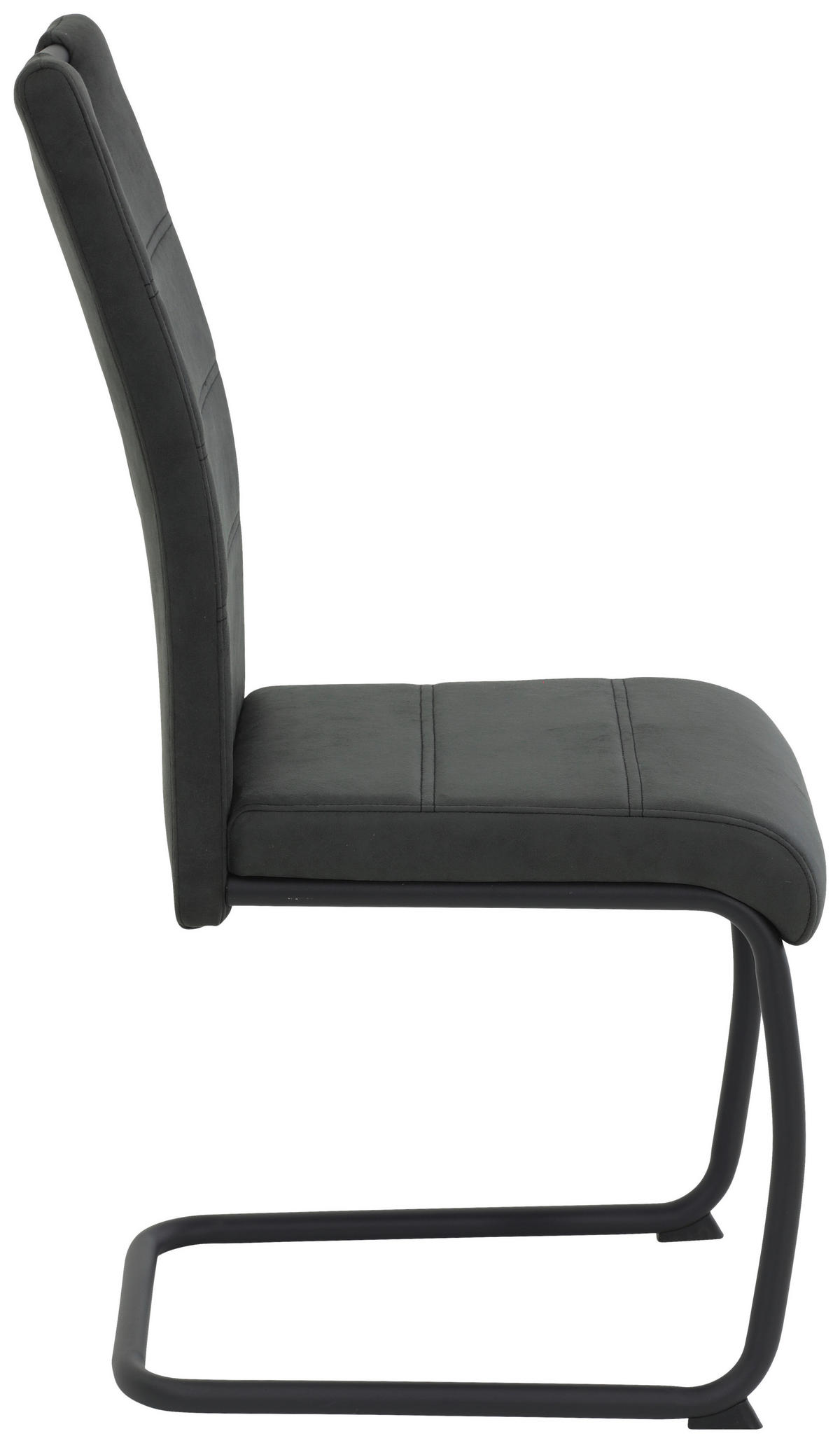 Schwingstuhl Dunja anthrazit Vintage Microfaser B/H/T: ca. 43x98x58 cm Dunja - schwarz/anthrazit (43,00/98,00/58,00cm)