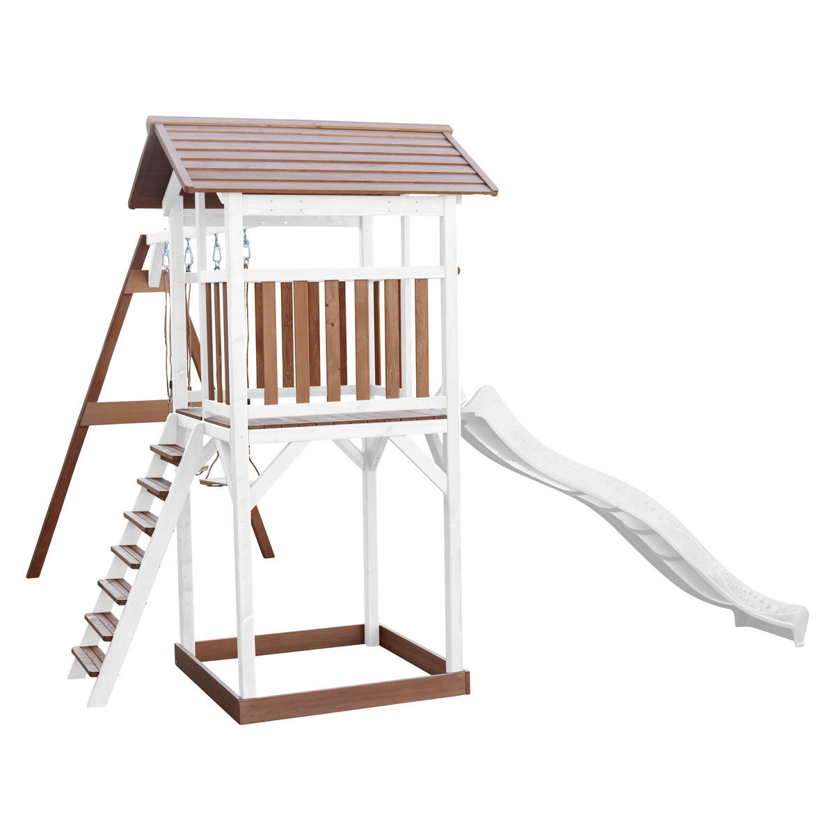 AXI Spielturm Beach Tower braun B/H/L: ca. 357x242x349 cm Beach Tower - braun/weiß (349,00/357,00/242,00cm) - AXI