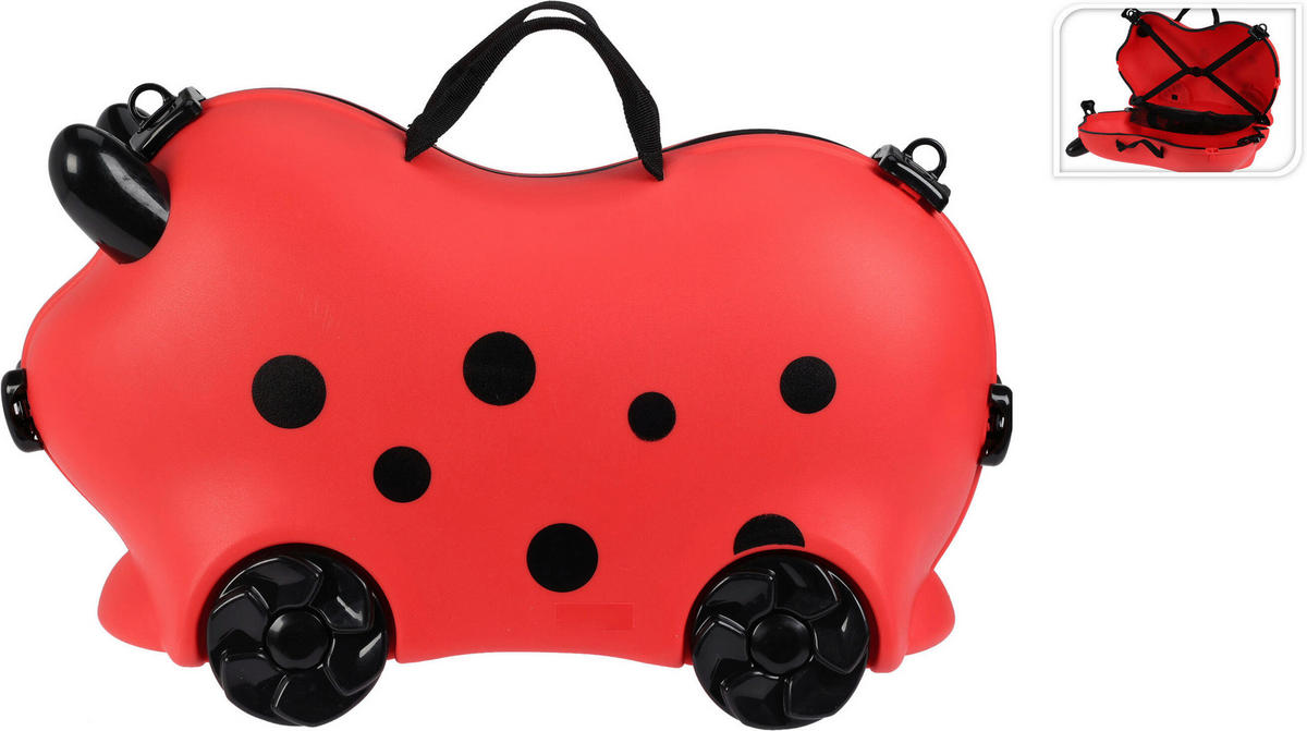 Kinder Sitzkoffer rot Polypropylen B/H/L: ca. 54x23x33,5 cm Kinder-Sitzkoffer - rot (33,50/54,00/23,00cm)