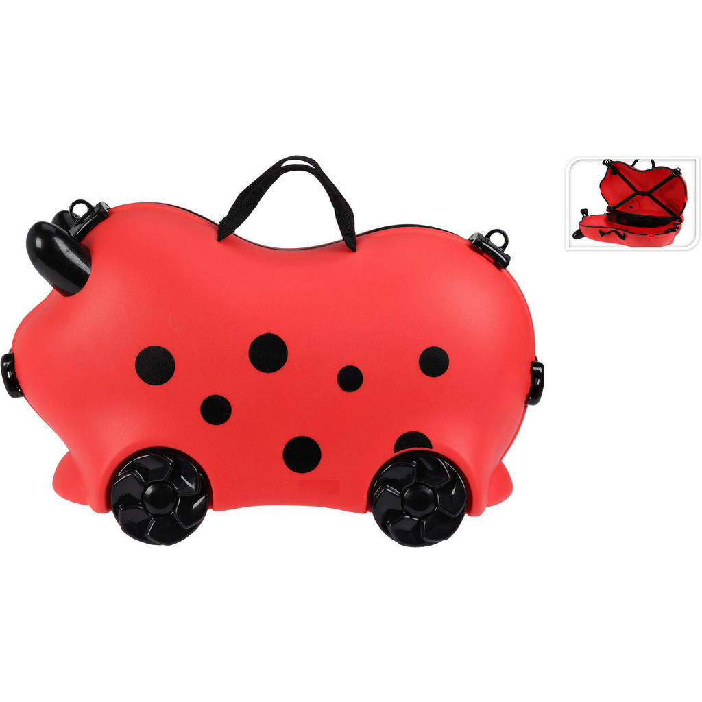 Thumbnail - Kinder Sitzkoffer rot Polypropylen B/H/L: ca. 54x23x33,5 cm