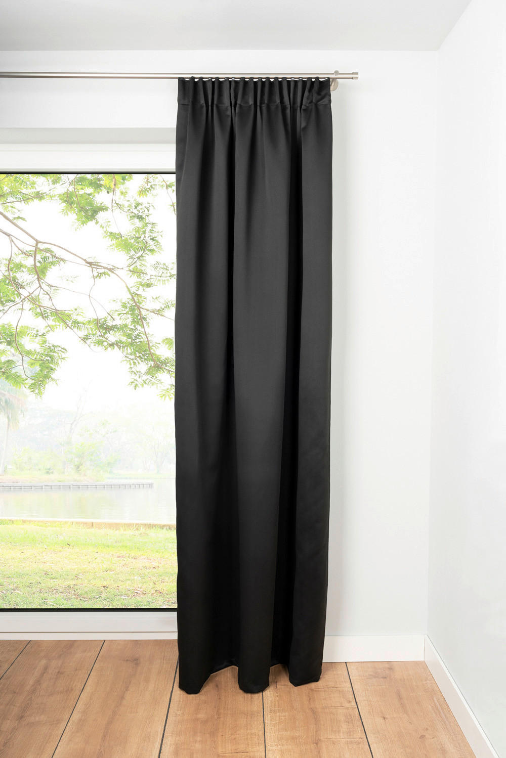 Kombivorhang 2er Pack Day&Night schwarz B/L: ca. 135x245 cm Day&Night - schwarz (135,00/245,00cm)