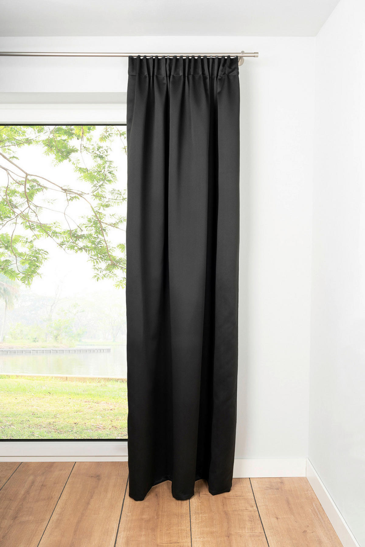 Kombivorhang 2er Pack Day&Night schwarz B/L: ca. 135x300 cm Day&Night - schwarz (135,00/300,00cm)