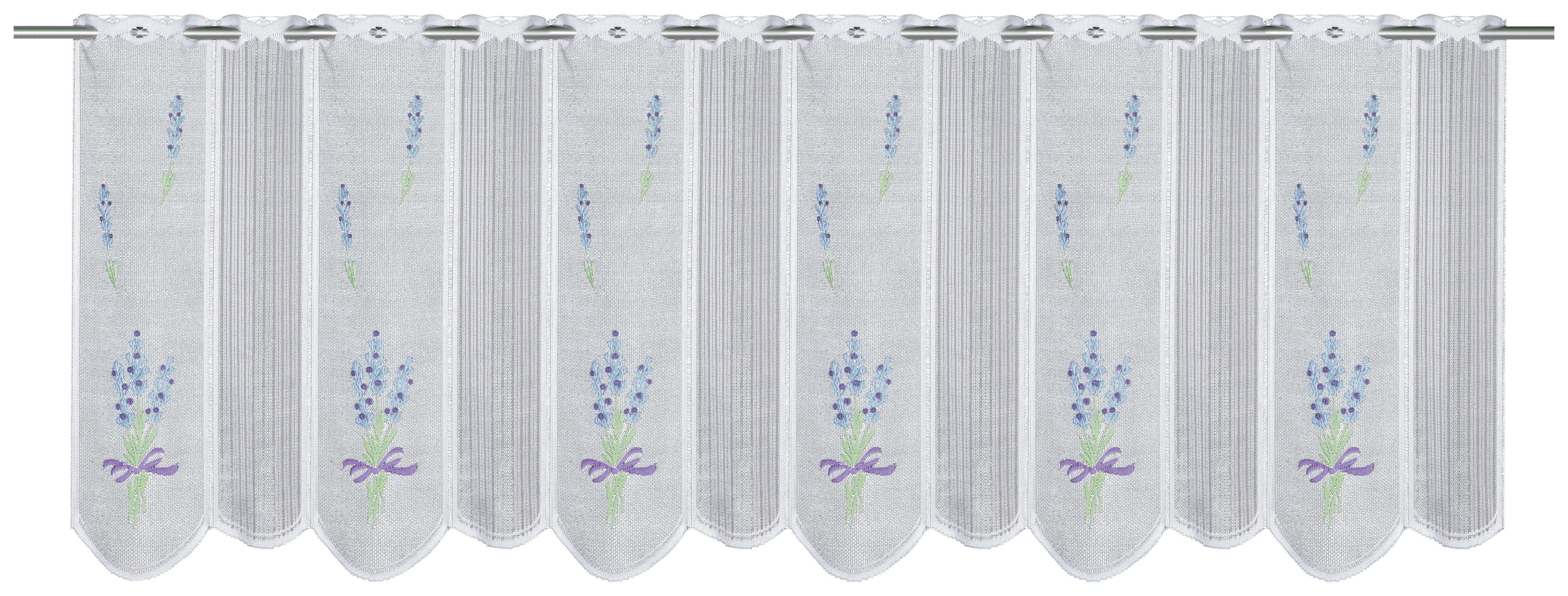 POCOline Scheibengardine Lavendel lila B/L: ca. 150x50 cm Lavendel - lila (150,00/50,00cm) - POCOline