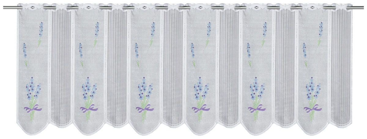 Scheibengardine Lavendel lila B/L: ca. 150x50 cm Lavendel - lila (150,00/50,00cm) - POCOline