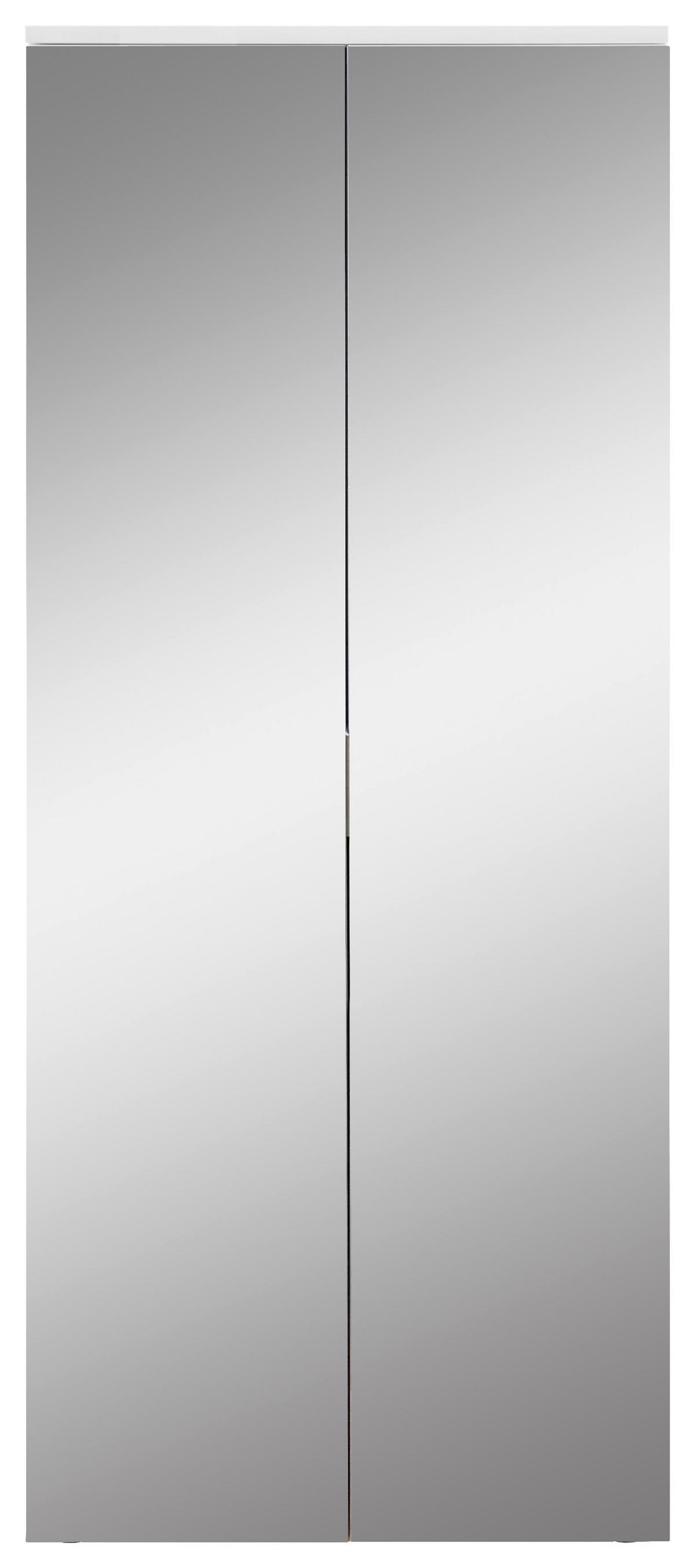 Schuhschrank Lincoln weiß B/H/T: ca. 80x190x35 cm Lincoln - weiß (80,00/190,00/35,00cm)