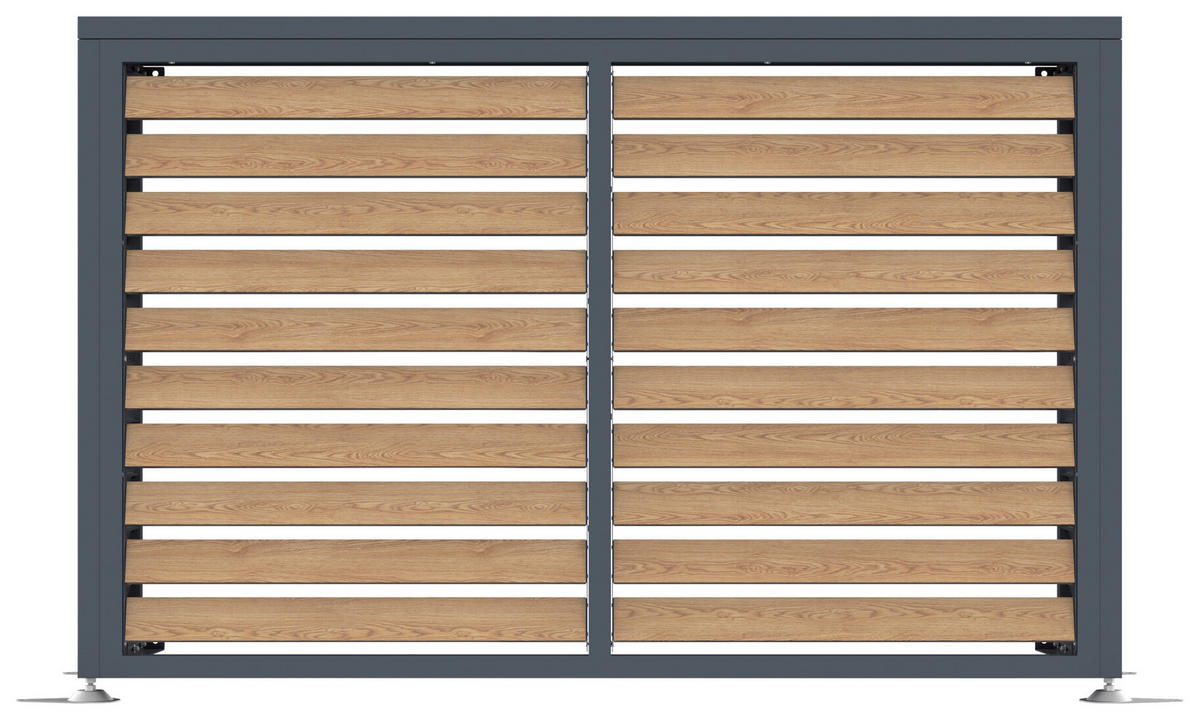 Westmann Verkleidung Wärmepumpe Boxa Holzoptik B/H/L: ca. 140x97x56 cm Boxa - Holzoptik (56,00/140,00/97,00cm) - Westmann