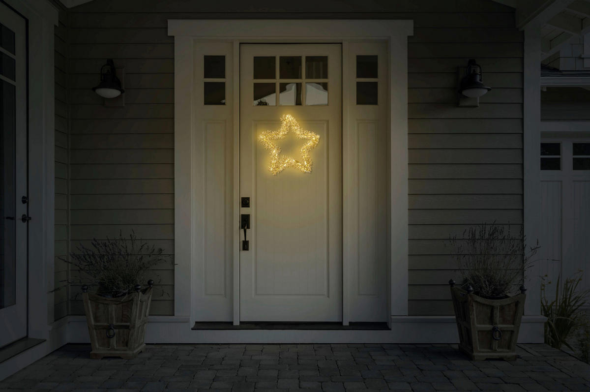 Näve Leuchten LED-Dekoartikel Deko-Stern - gold (50,00/50,00/50,00cm) - Näve Leuchten