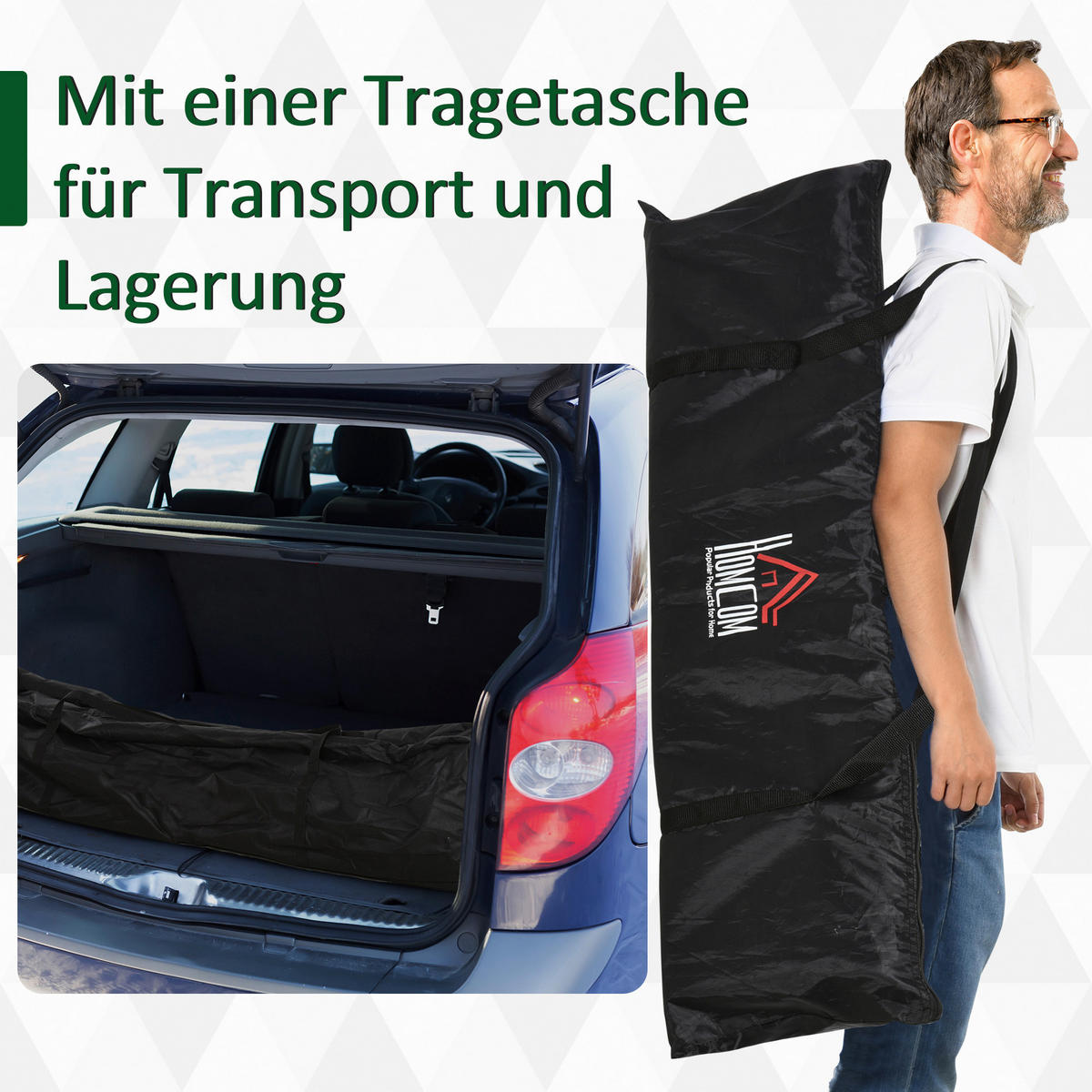 HOMCOM Fußballtor schwarz B/H/T: ca. 90x89x86 cm Fußballtor im 2er Set - weiß/schwarz (90,00/89,00/86,00cm) - HOMCOM
