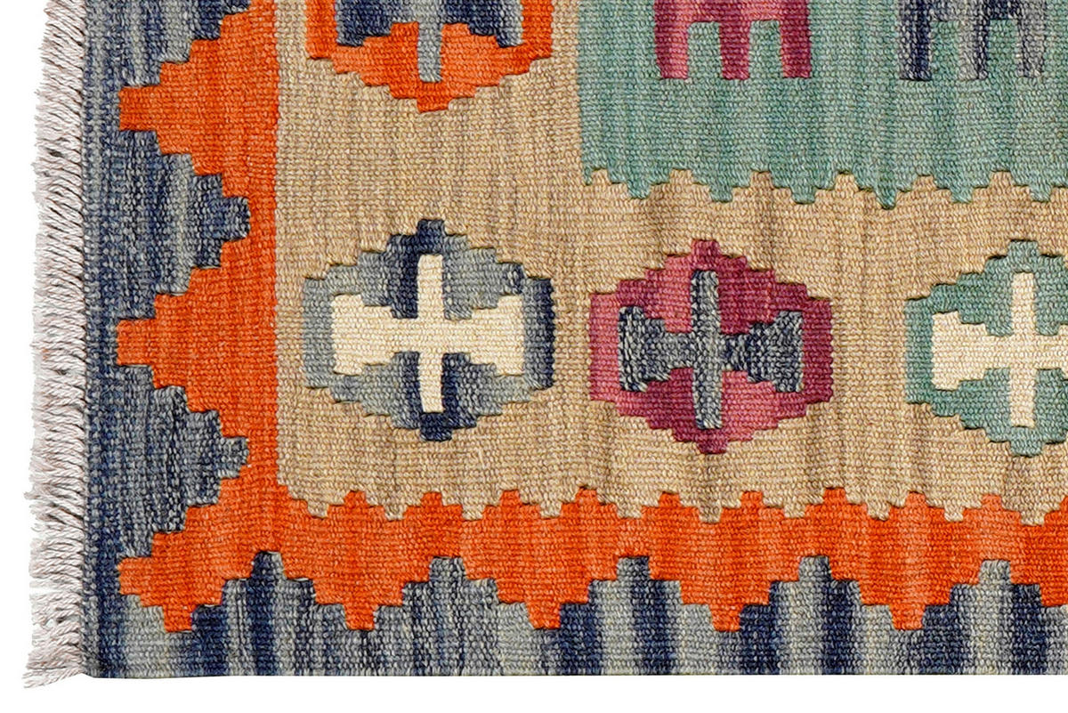 PersaTepp Teppich Kelim Gashgai bunt B/H/L: ca. 64x1x91 cm Kelim Gashgai - bunt (91,00/64,00/1,00cm) - PersaTepp