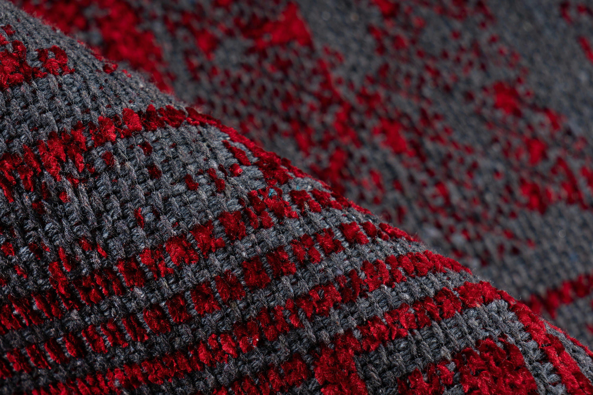 Thumbnail - Kayoom Flachflorteppich Kalea 325 rot B/H/L: ca. 120x0,8x170 cm