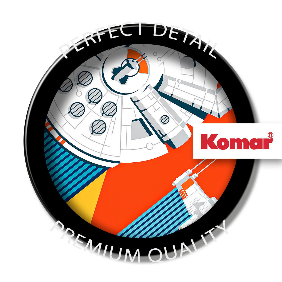 Komar Fototapete Star Wars Wingman Back to 70´s B/L: ca. 200x250 cm Star Wars Wingman Back to 70´s - (200,00/250,00cm) - Komar