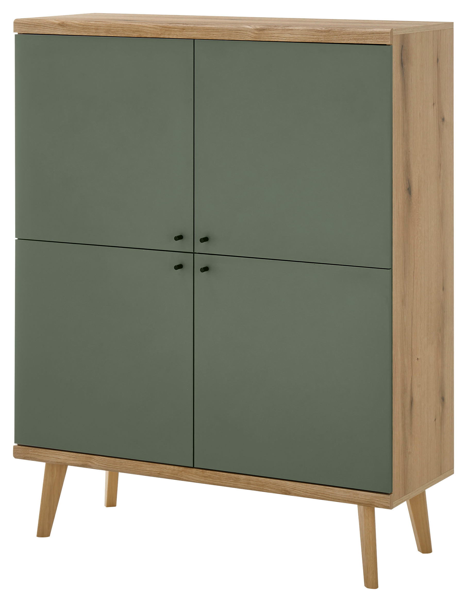 Highboard Alva Eiche Evoke Coast Nachbildung salbei B/H/T: ca. 107x134x40 cm Alva - Eiche/salbei (107,00/134,00/40,00cm)