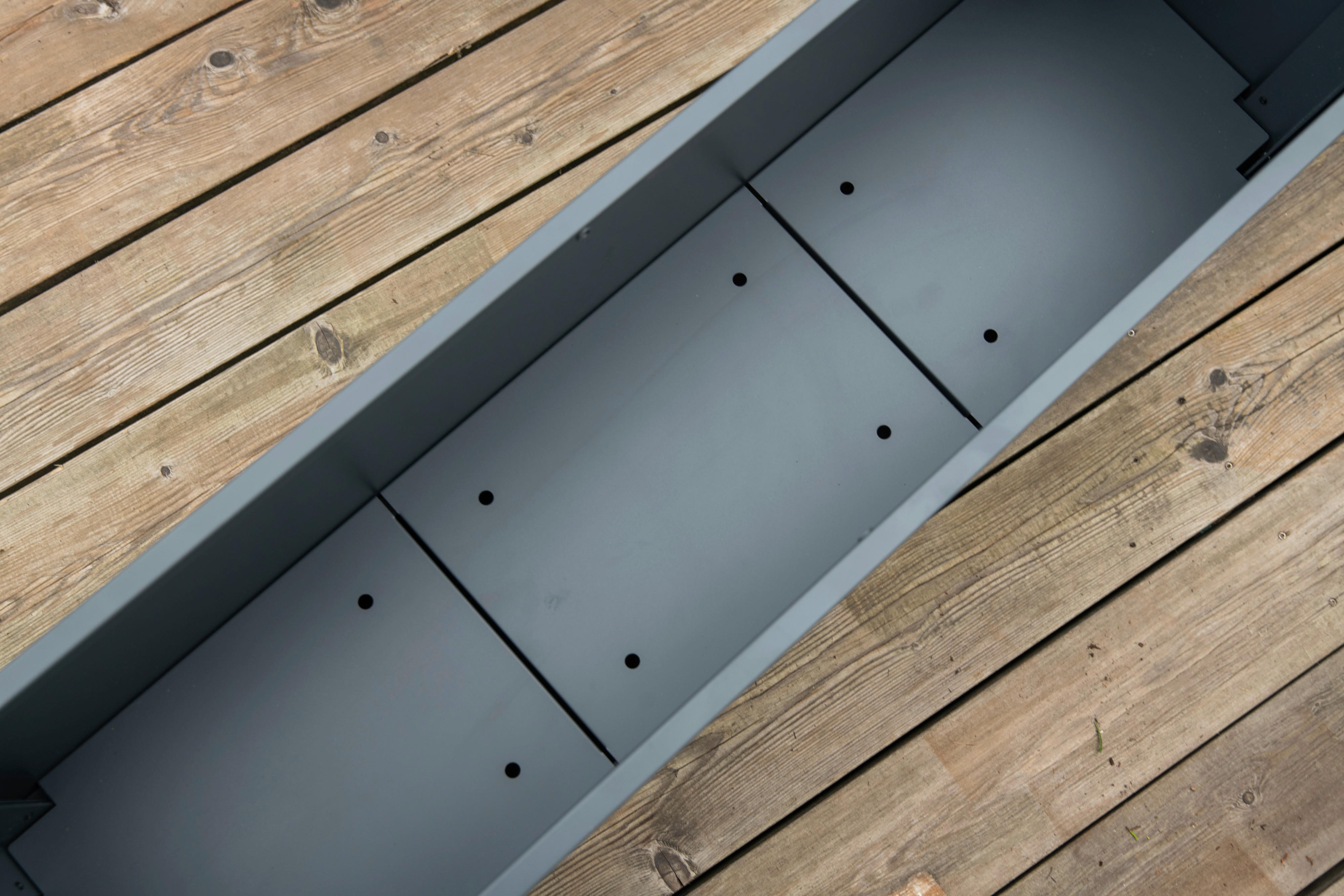 Westmann Pflanzkasten Talus anthrazit Me...