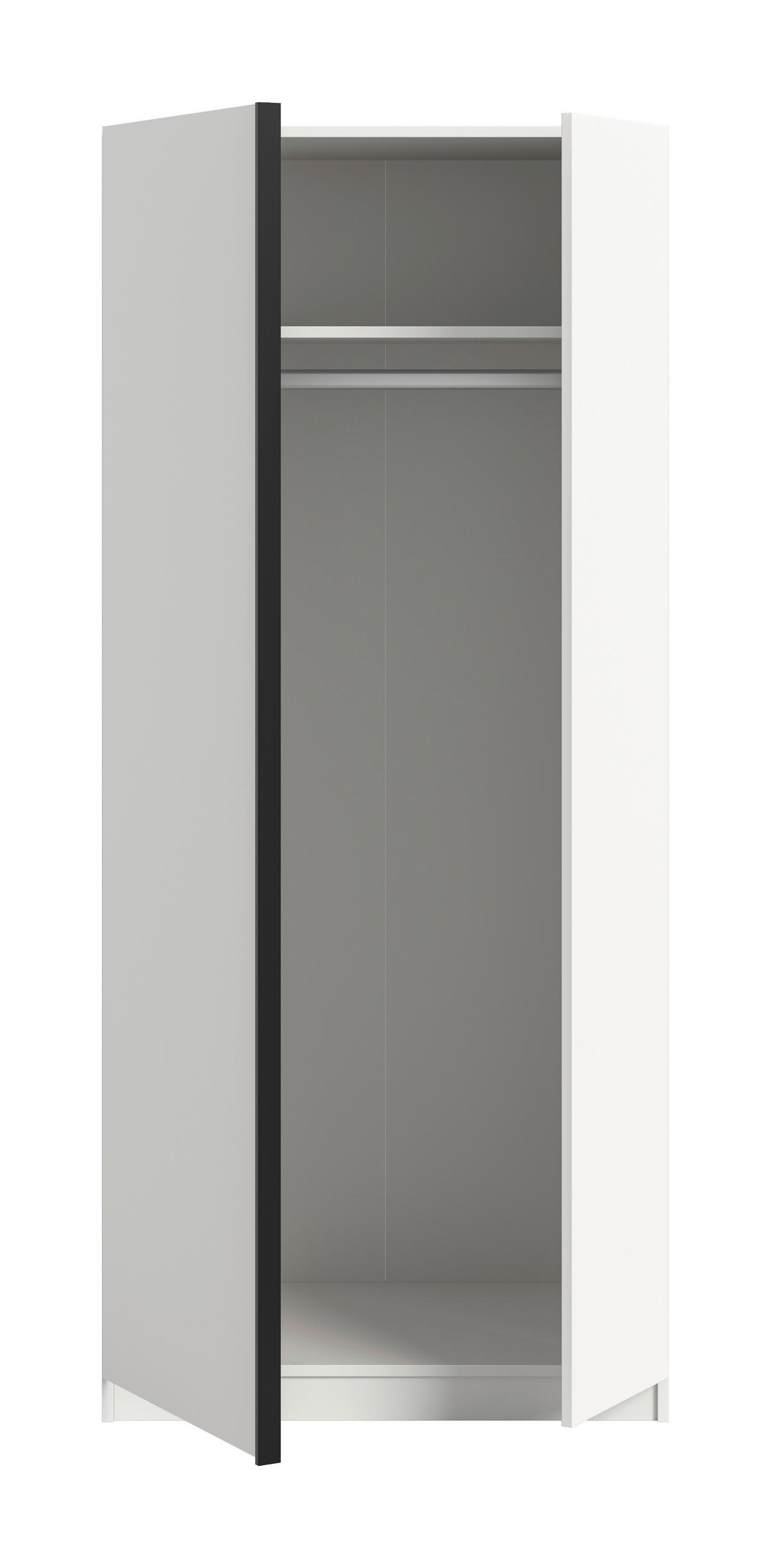 Kleiderschrank OAKLAND weiß B/H/T: ca. 80x183x53 cm OAKLAND - weiß (80,00/183,00/53,00cm) - xonox.home