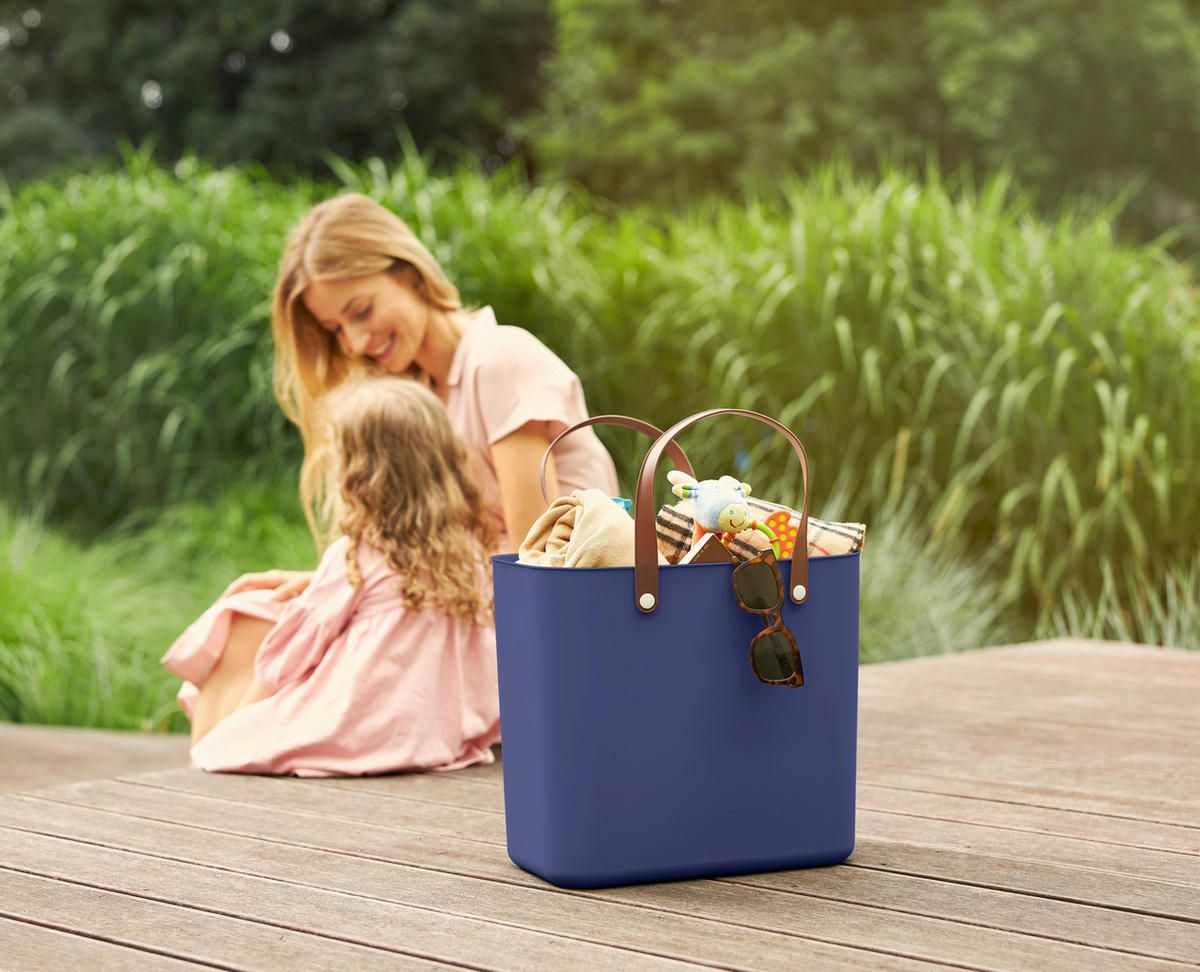 Rotho Tasche dunkelblau B/H/L: ca. 23,5x34x40 cm Multibag_Albula 25l - dunkelblau (40,00/23,50/34,00cm) - Rotho