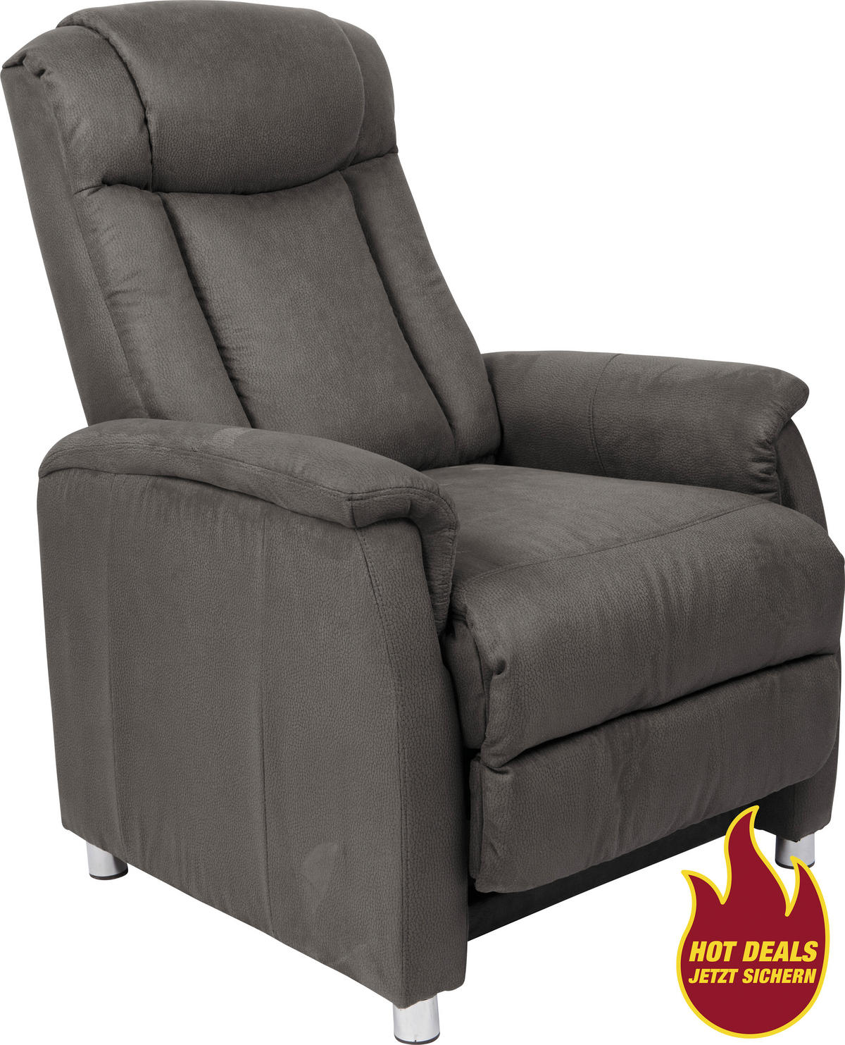 TV-Sessel Delta dunkelbraun B/H/T: ca. 73x84x89 cm Delta - dunkelbraun (73,00/84,00/89,00cm)