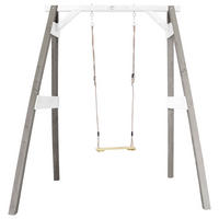 AXI Einzelschaukel grau B/H/L: ca. 181x207x160 cm Einzelschaukel - weiß/grau (160,00/181,00/207,00cm) - AXI