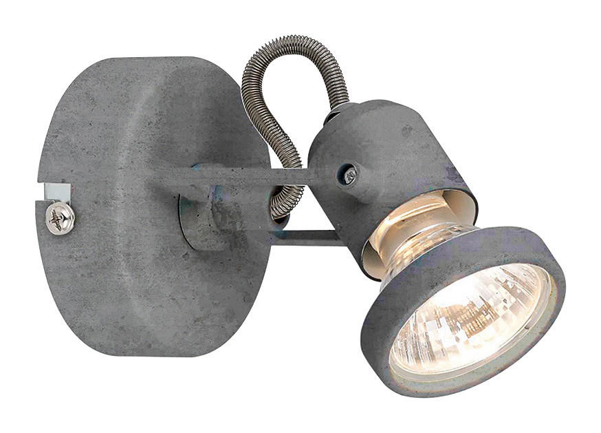 SPOT Light Spot 2727132 Beton Metall B/H/T: ca. 11x13x8 cm GU10 1 Brennstellen Concreto - Beton (11,00/13,00/8,00cm) - SPOT Light