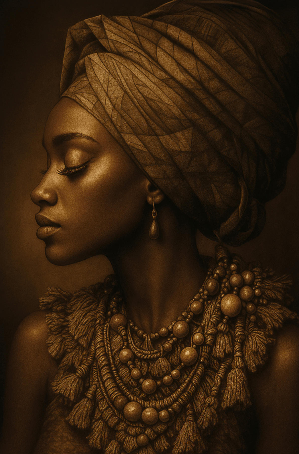 Keilrahmenbild Frau B/H: ca. 118x78 cm Keilrahmenbild 78x118cm - (118,00/78,00cm)