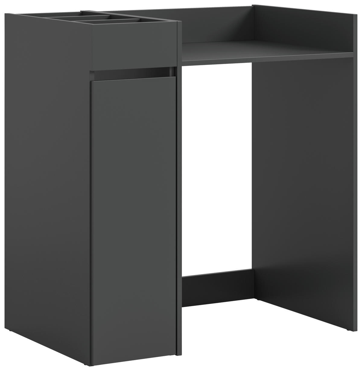 Waschmaschinenumbauschrank Free anthrazit B/H/T: ca. 95x101x60 cm Free - anthrazit (95,00/101,00/60,00cm) - xonox.home