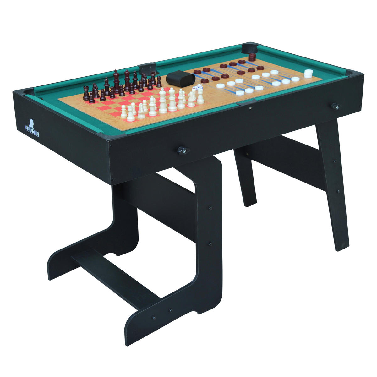 Cougar Multispieltisch All-in-One B/H/T: ca. 61x81x119 cm All-in-One - schwarz (61,00/81,00/119,00cm) - Cougar