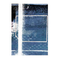 Komar Poster Bluely Arrangement Abstrakt B/L: ca. 30x40 cm Bluely Arrangement - (30,00/40,00cm) - Komar