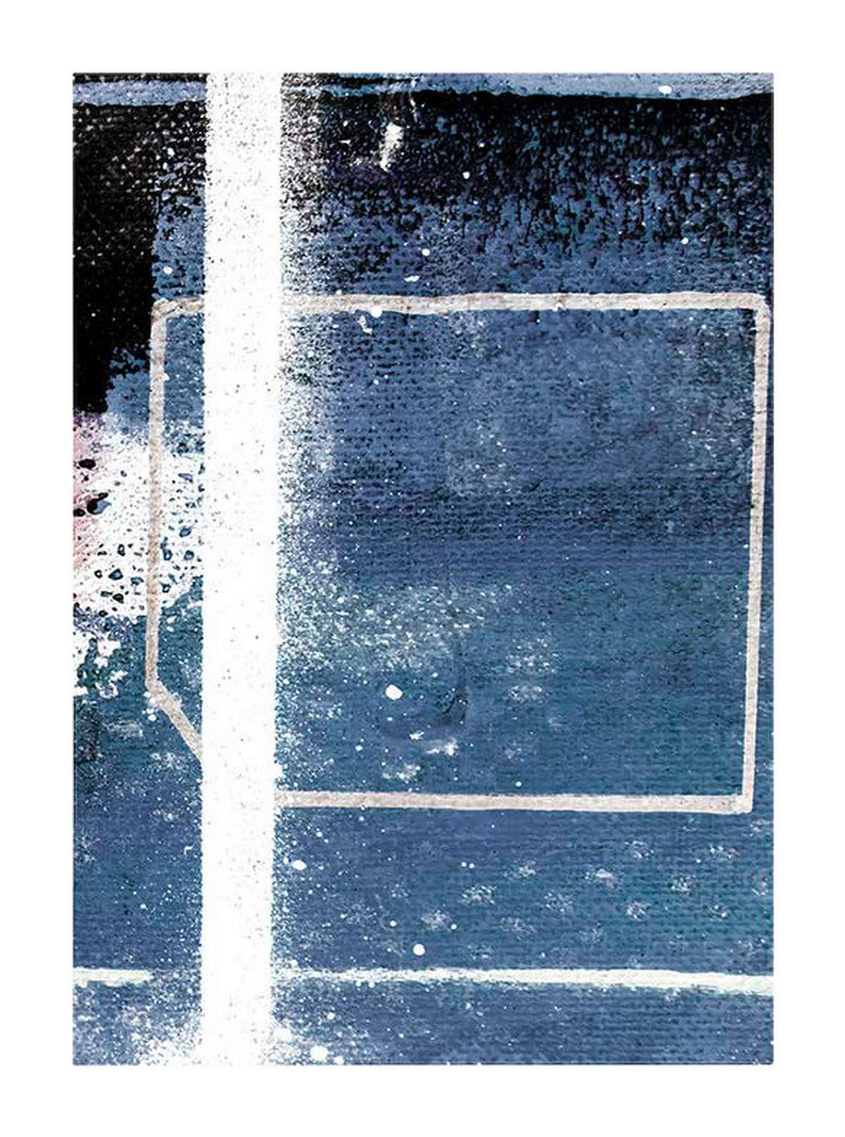 Komar Poster Bluely Arrangement Abstrakt B/L: ca. 30x40 cm Bluely Arrangement - (30,00/40,00cm) - Komar