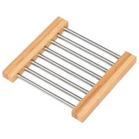 POCOline Haushaltshelfer natur Bambus B/H/L: ca. 21x2x22 cm Ablage Bambus - natur (22,00/21,00/2,00cm) - POCOline