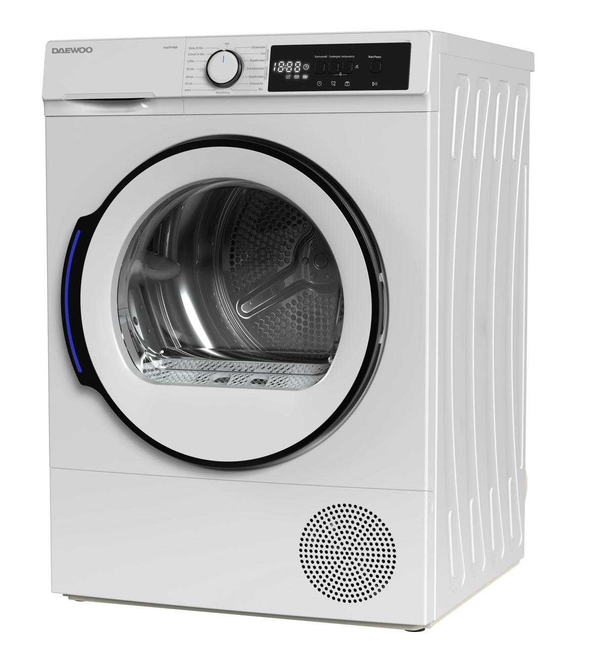Daewoo Wärmepumpentrockner TD-B7GP1WD0 Wärmepumpentrockner TD-B7GP1WD0-DE - weiß (59,60/84,50/60,90cm) - Daewoo