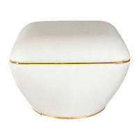 360 Living Hocker Contessa 120 elfenbein gold B/H/T: ca. 60x42,5x60 cm Contessa 120 - gold/elfenbein (60,00/42,50/60,00cm) - 360 Living