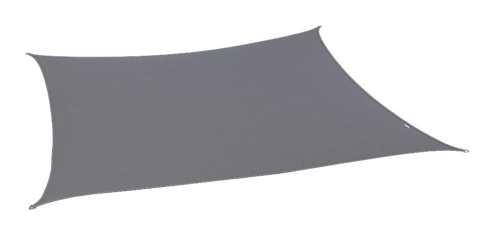 PLATINUM Sonnensegel Dreamsail grau Polyester B/H/L: ca. 400x1x400 cm Dreamsail - grau (400,00/400,00/1,00cm) - PLATINUM