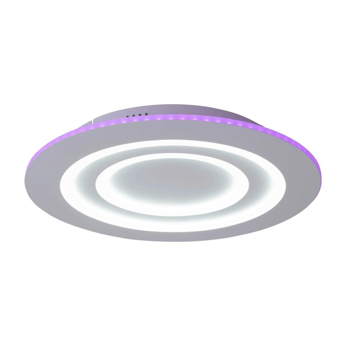 Näve Leuchten LED-Deckenleuchte weiß Metall Kunststoff B/H/T/D: ca. 50x6x50x50 cm MIREL - weiß (50,00/6,00/50,00cm) - Näve Leuchten