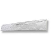 Dekorbrett weiß Styropor B/L/S: ca. 13,5x98x1 cm Dekorbrett_3D_WA15 - weiß (13,50/98,00cm)