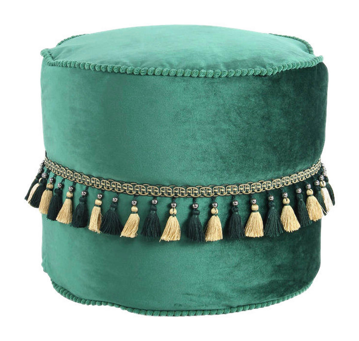 360 Living Hocker Taj Mahal 200 grün H/D: ca. 38x45 cm Taj Mahal 200 - grün (45,00/38,00cm) - 360 Living