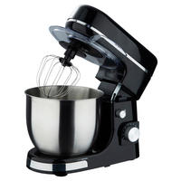 SWISS HOME Küchenmaschine schwarz silber Edelstahl B/H/L: ca. 23x33,5x38 cm PETIT - schwarz/silber (38,00/23,00/33,50cm) - SWISS HOME