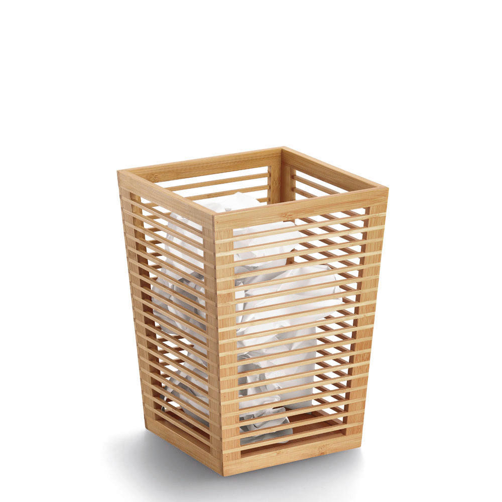 Zeller Papierkorb natur Bambus B/H/L: ca. 235x33x235 cm Papierkorb - natur (235,00/235,00/33,00cm) - Zeller