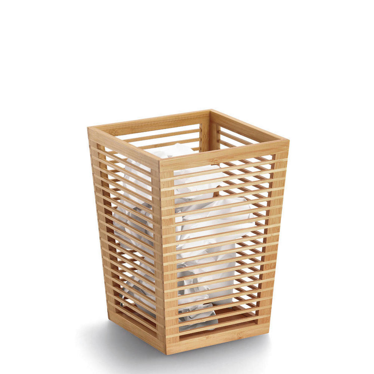 Zeller Papierkorb natur Bambus B/H/L: ca. 235x33x235 cm Papierkorb - natur (235,00/235,00/33,00cm) - Zeller