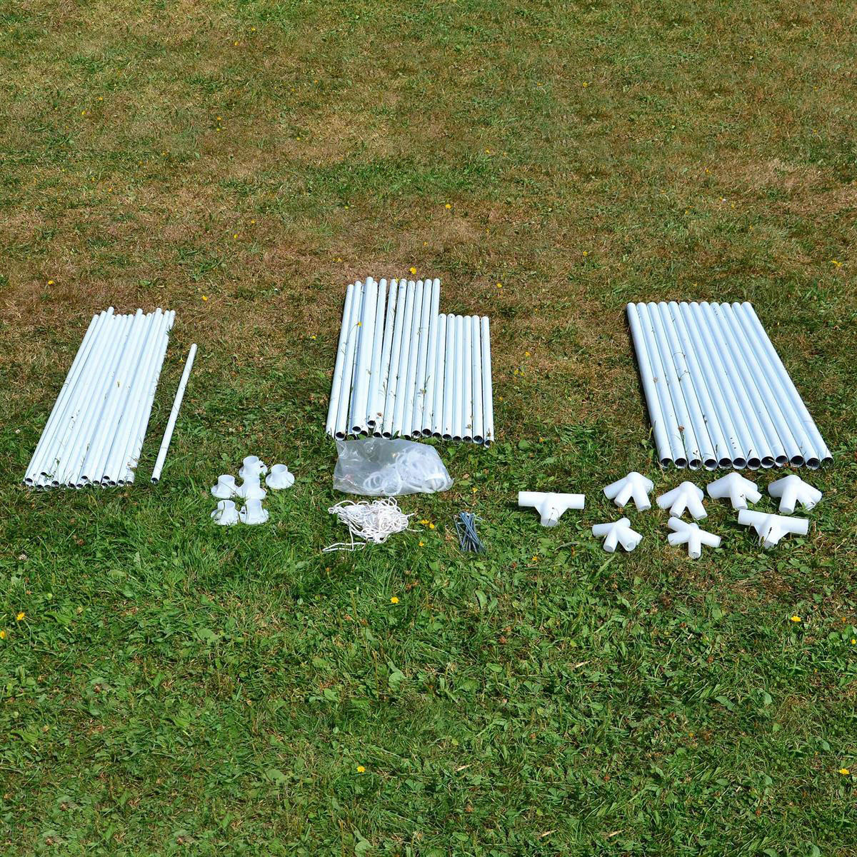 Thumbnail - VCM Pavillon weiß Metall B/H/L: ca. 600x197x300 cm