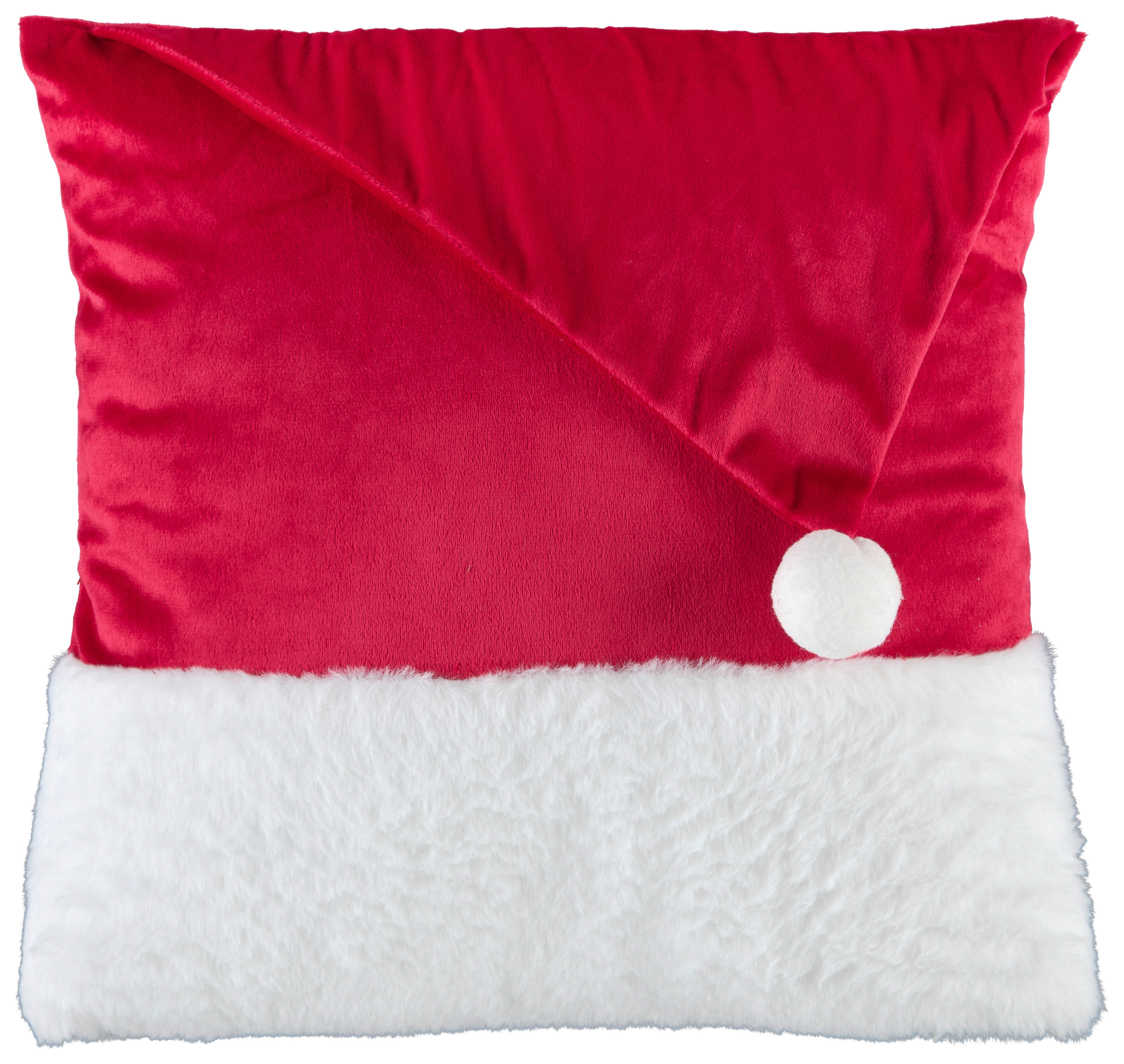 Dekokissen Weihnachten Weihnachten - weiß/rot (40,00/40,00cm) - POCOline