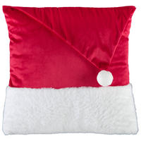 Dekokissen Weihnachten Weihnachten - weiß/rot (40,00/40,00cm) - POCOline