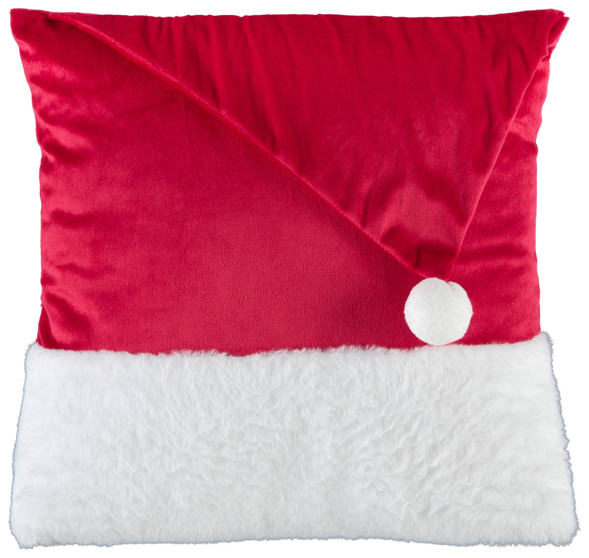 Dekokissen Weihnachten Weihnachten - weiß/rot (40,00/40,00cm) - POCOline