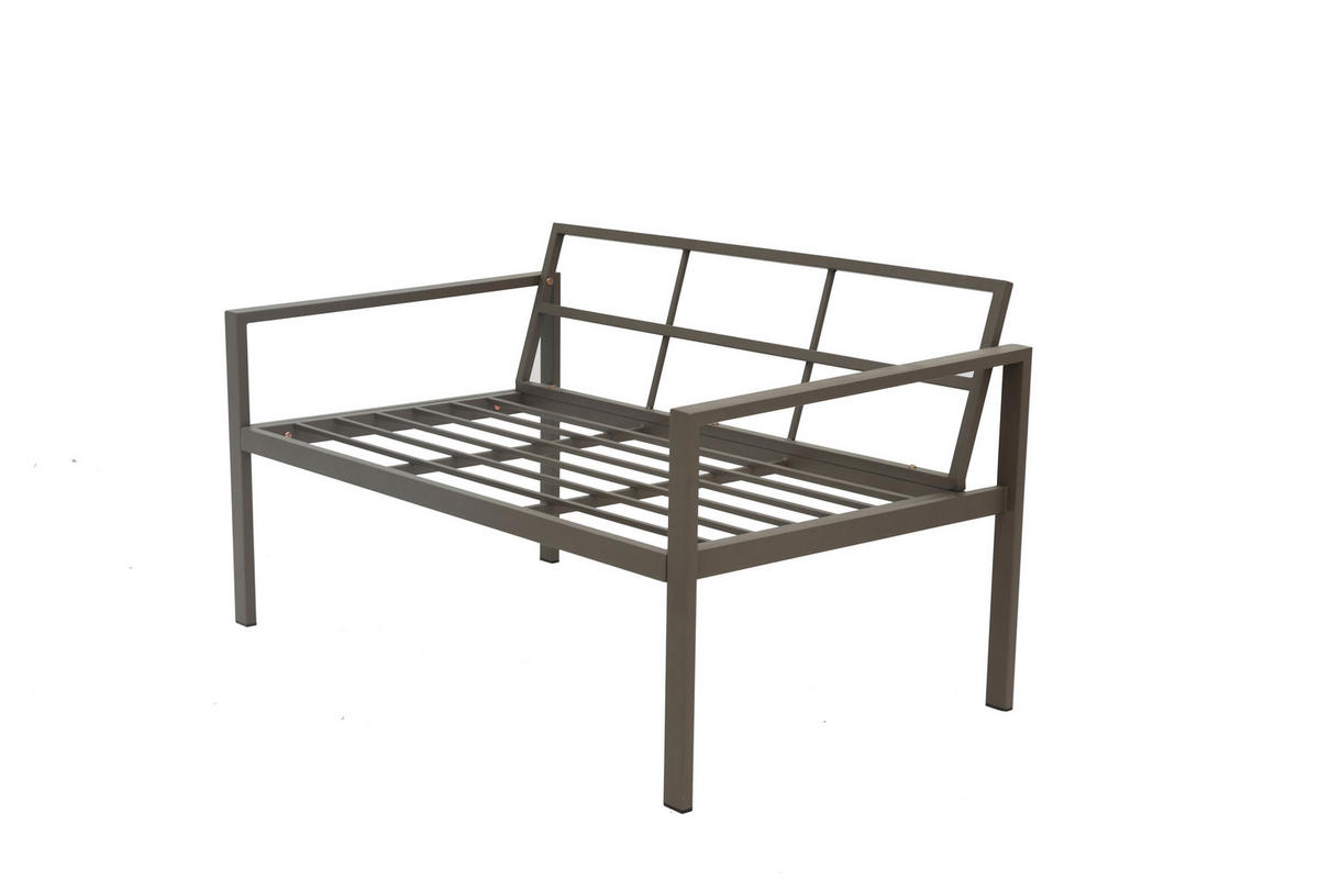 POCOline Gartensitzgruppe Toulouse braun Stahl Toulouse - braun/beige - POCOline