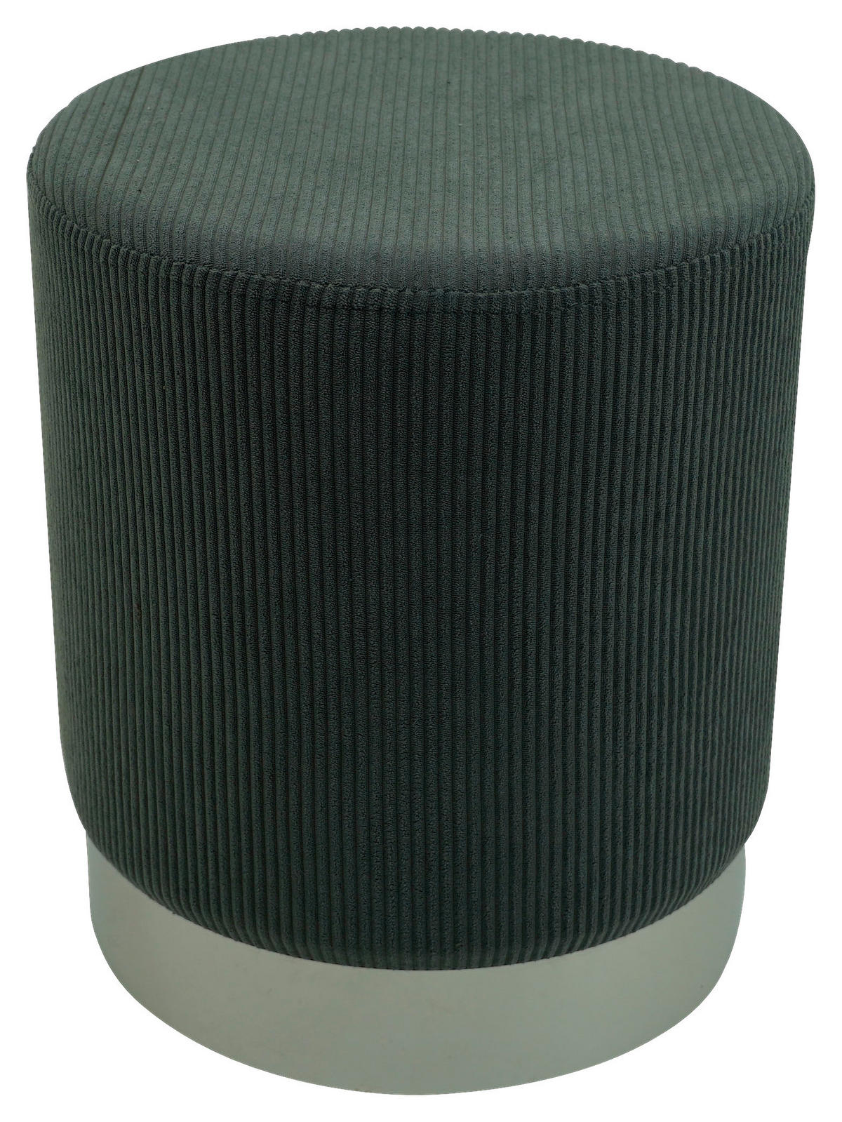 POCOline Hocker grau B/H/T/D: ca. 35x42x35x35 cm Sitzhocker_Cord - grau (35,00/42,00/35,00cm) - POCOline