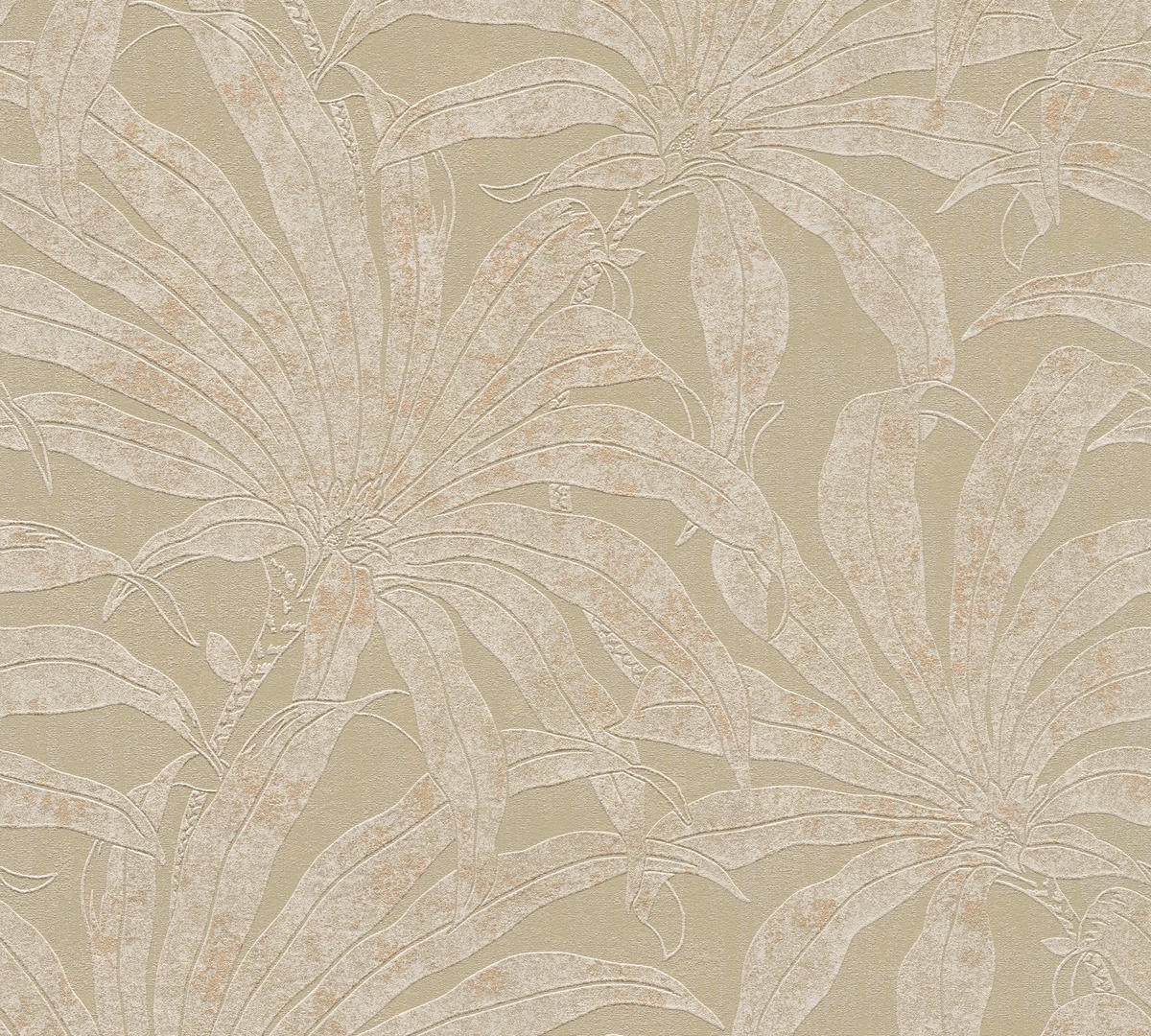 A.S.Creation Vliestapete weiß grau gold B/H/D: ca. 53x1005x9,4 cm Vliestapete - gold/weiß (9,40/1005,00cm) - A.S.Creation