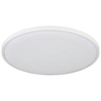 GLOBO Deckenleuchte weiß Opal Kunststoff H/D: ca. 4x40 cm 1 Brennstellen Nielsen - weiß/Opal (40,00/4,00cm) - GLOBO