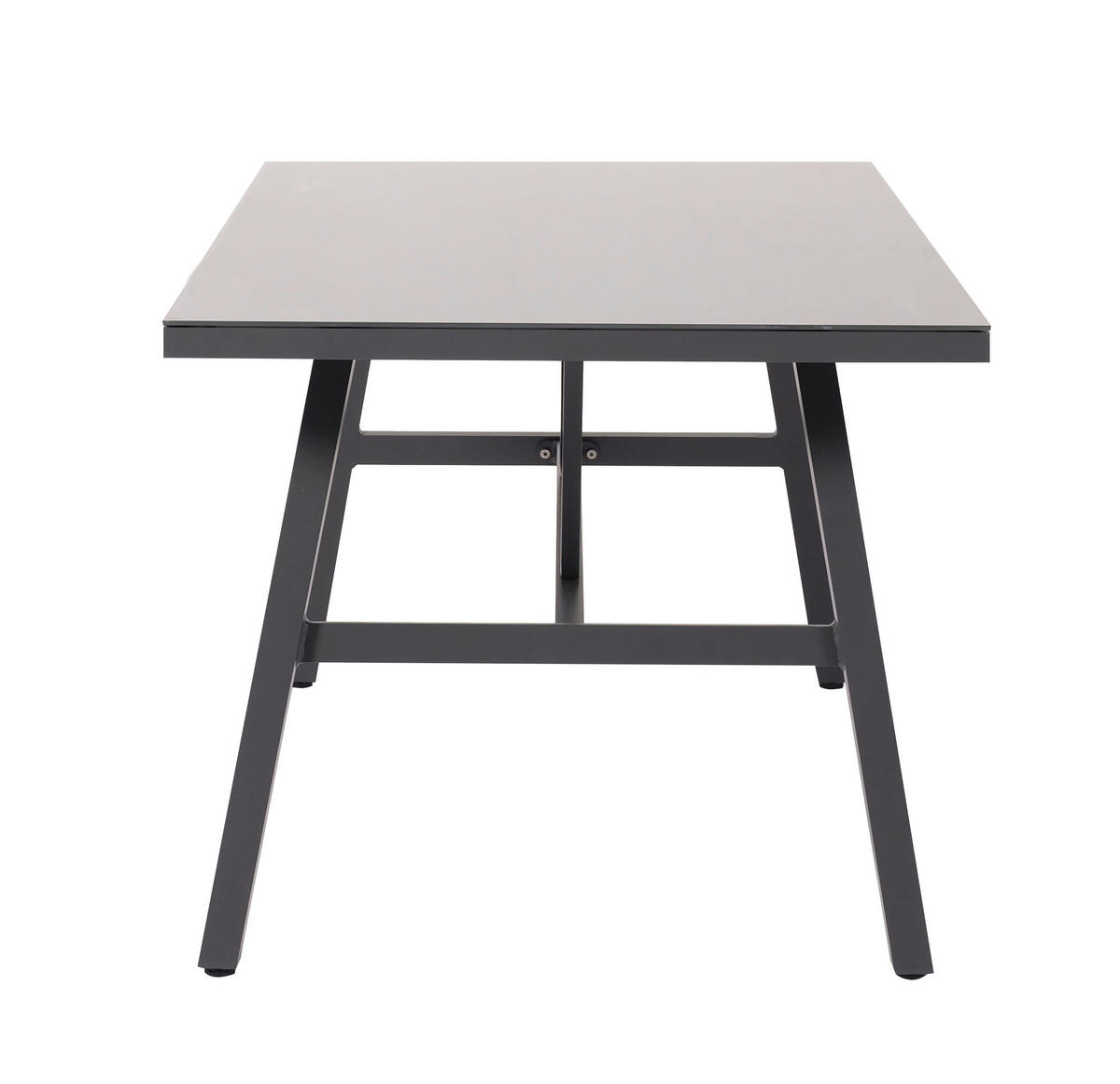 Loungeset grau Aluminium Corner_Sofaset_5tlg. - natur/dunkelgrau