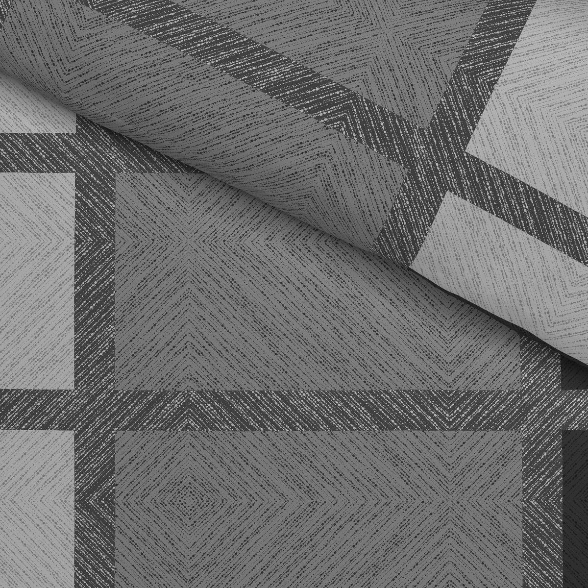 Baumwoll Bettwäsche Renforce Bettwäsche_Renforce_Benno 135x200 - schwarz/grau (135,00/200,00cm) - beau rêve