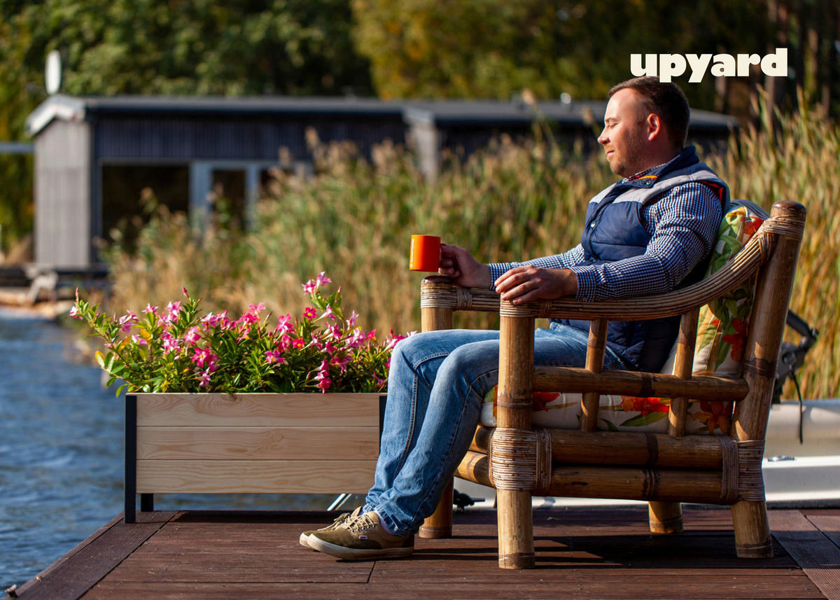UPYARD Hochbeet MODERN natur Holz B/H/L: ca. 36x32x78 cm MODERN - natur (78,00/36,00/32,00cm) - UPYARD