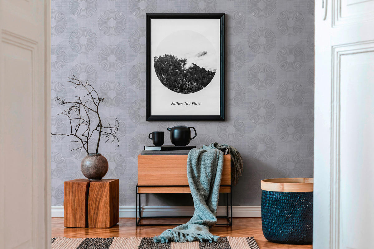 A.S.Creation Vliestapete Attractive Punkte grau B/L: ca. 53x1005 cm Attractive - grau (53,00/1005,00cm) - A.S.Creation